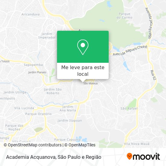 Academia Acquanova mapa