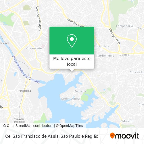 Cei São Francisco de Assis mapa