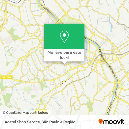 Acetel Shop Service mapa