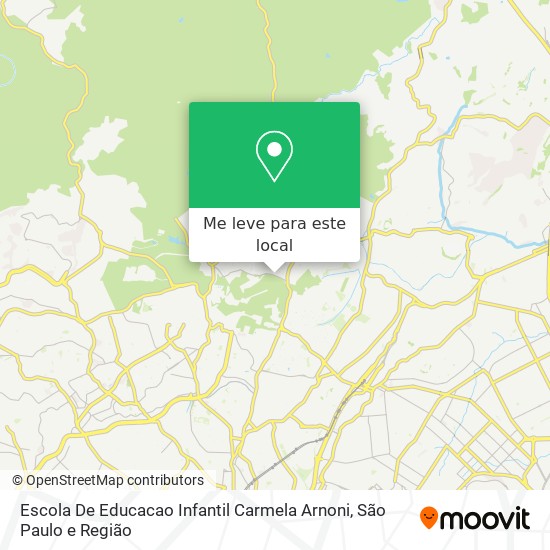 Escola De Educacao Infantil Carmela Arnoni mapa