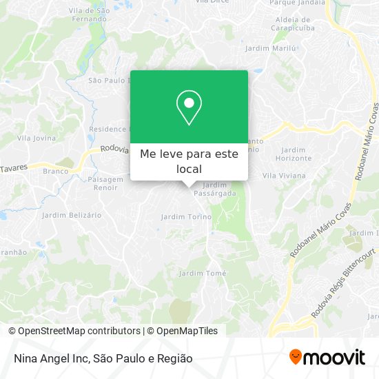 Nina Angel Inc mapa