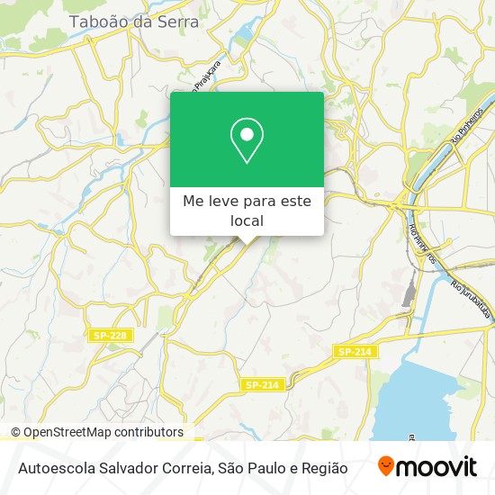 Autoescola Salvador Correia mapa