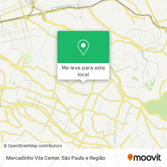 Mercadinho Vila Center mapa