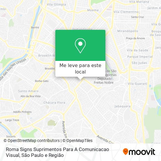 Roma Signs Suprimentos Para A Comunicacao Visual mapa