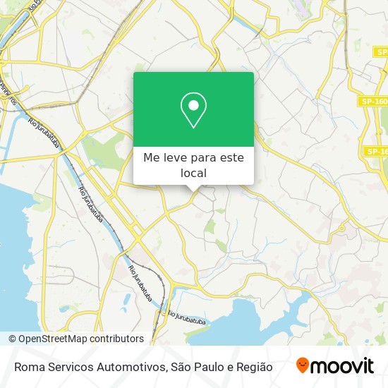 Roma Servicos Automotivos mapa