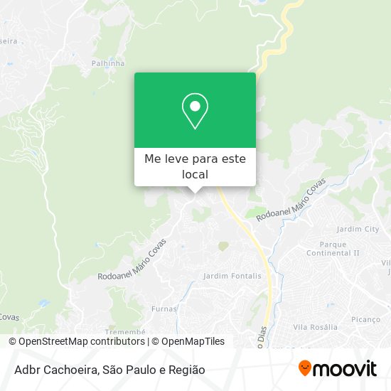 Adbr Cachoeira mapa