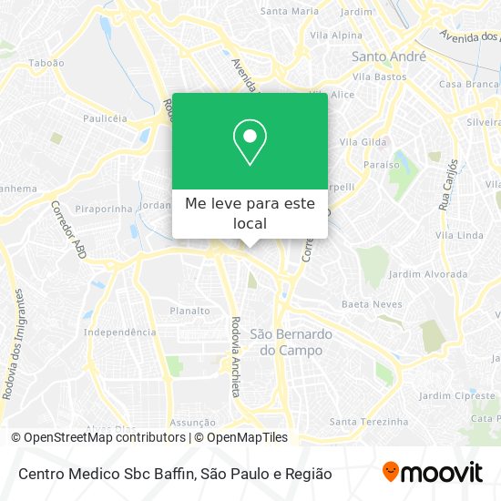 Centro Medico Sbc Baffin mapa