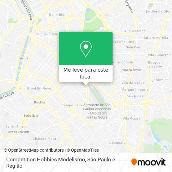 Competition Hobbies Modelismo mapa
