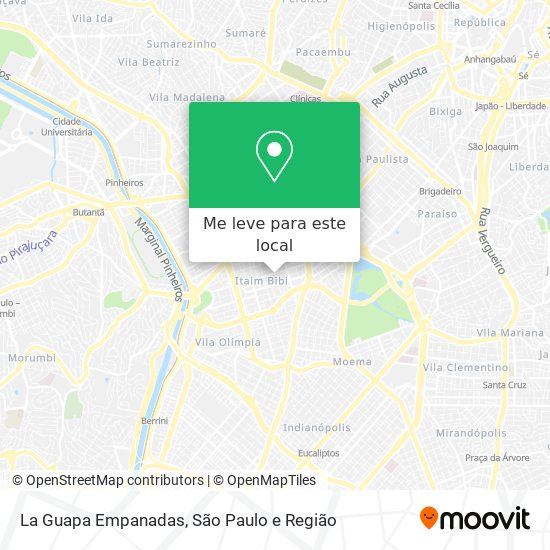 La Guapa Empanadas mapa
