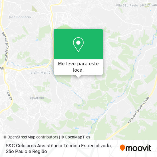 S&C Celulares Assistência Técnica Especializada mapa