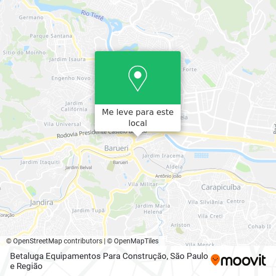 Betaluga Equipamentos Para Construção mapa