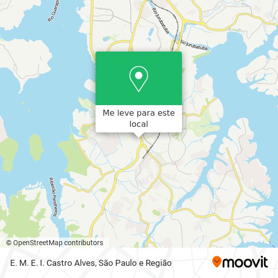 E. M. E. I. Castro Alves mapa