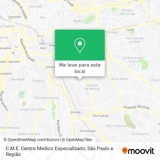 C.M.E. Centro Medico Especializado mapa