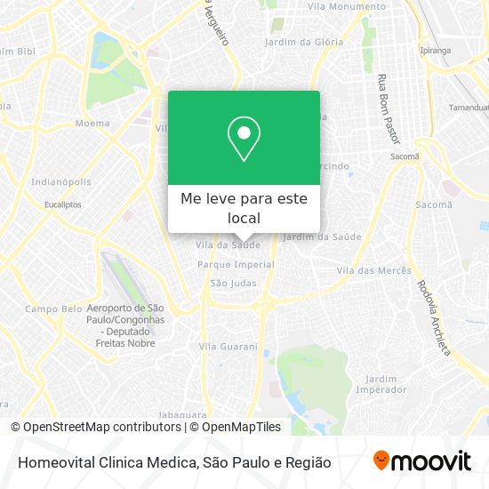 Homeovital Clinica Medica mapa