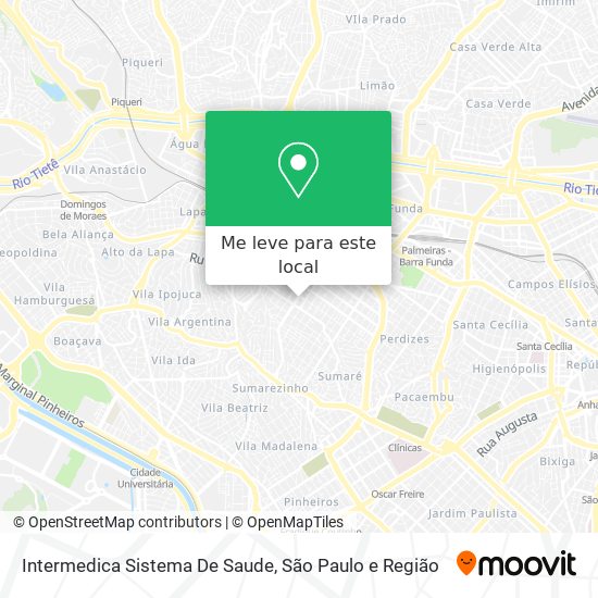 Intermedica Sistema De Saude mapa