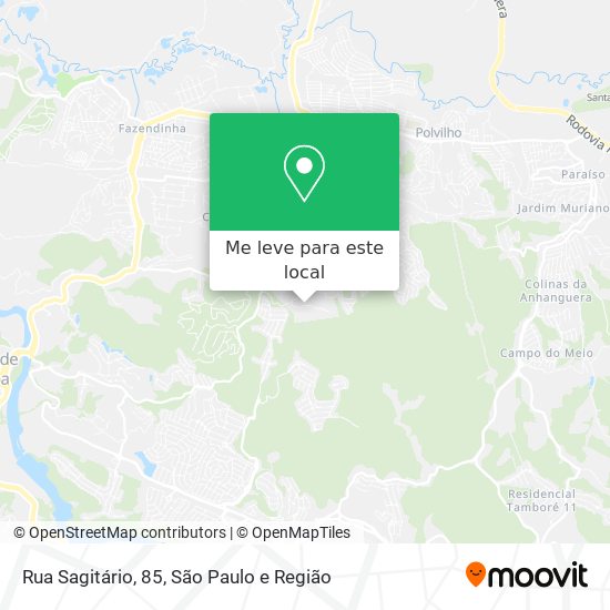 Rua Sagitário, 85 mapa