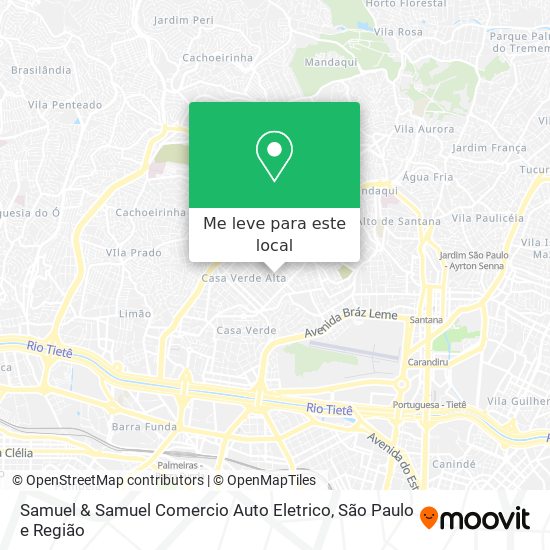 Samuel & Samuel Comercio Auto Eletrico mapa