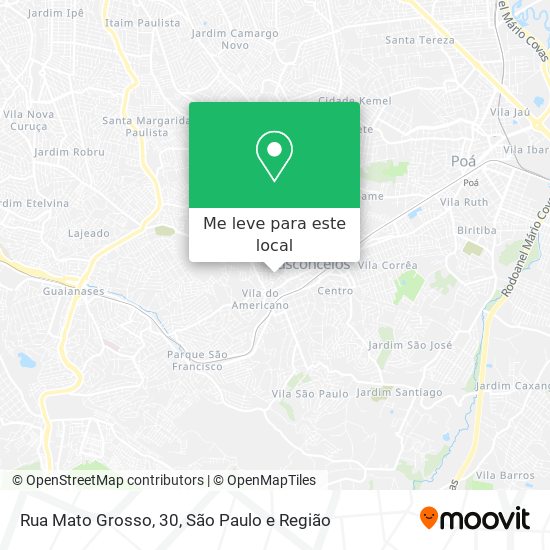 Rua Mato Grosso, 30 mapa