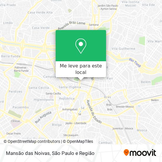 Mansão das Noivas mapa