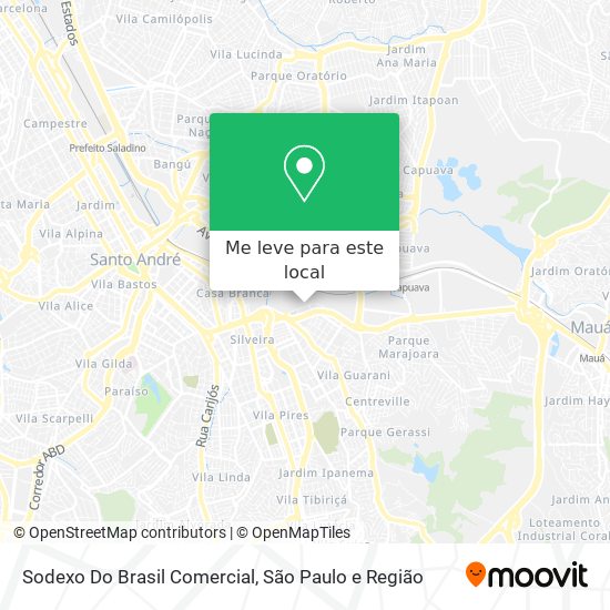Sodexo Do Brasil Comercial mapa