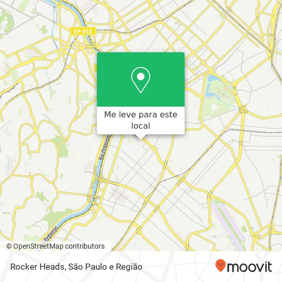 Rocker Heads, Rua Brejo Alegre Itaim Bibi São Paulo-SP 04557-051 mapa