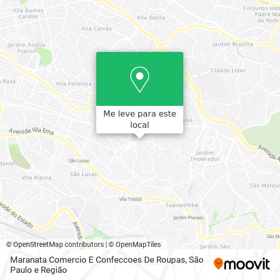 Maranata Comercio E Confeccoes De Roupas mapa