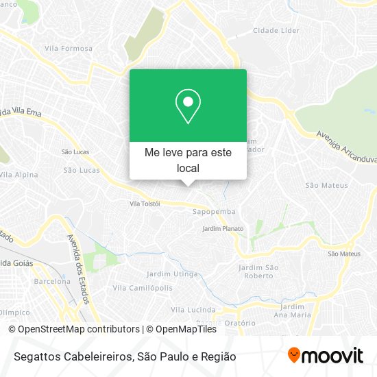 Segattos Cabeleireiros mapa