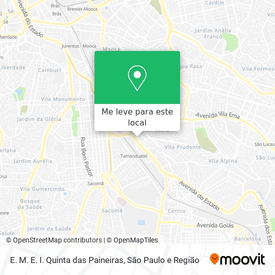 E. M. E. I. Quinta das Paineiras mapa