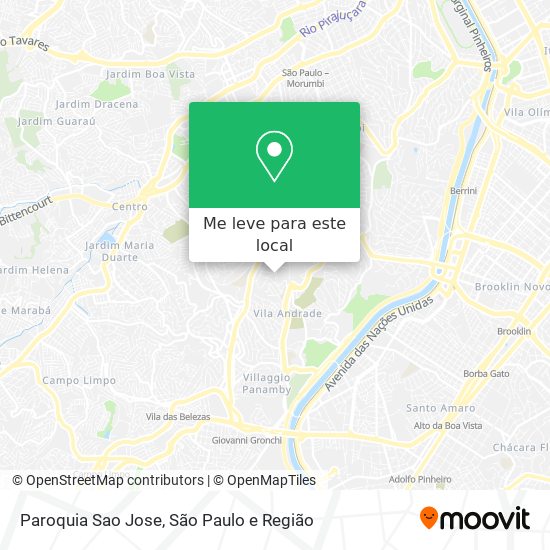 Paroquia Sao Jose mapa