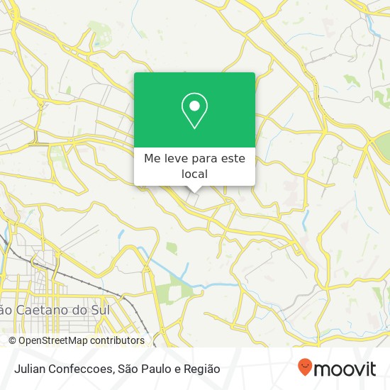Julian Confeccoes, Rua Heráclito Odilon, 29 Sapopemba São Paulo-SP 03287-010 mapa