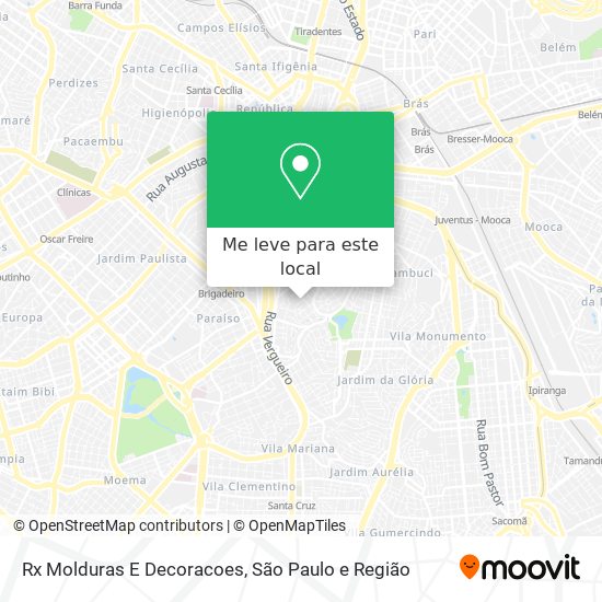 Rx Molduras E Decoracoes mapa