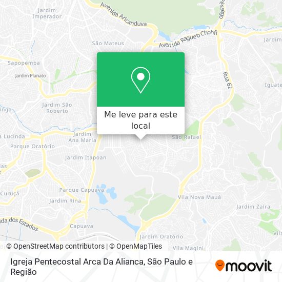 Igreja Pentecostal Arca Da Alianca mapa