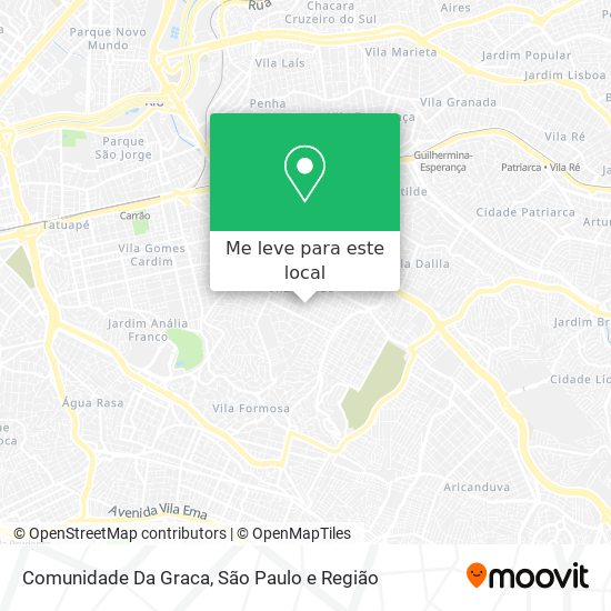 Comunidade Da Graca mapa