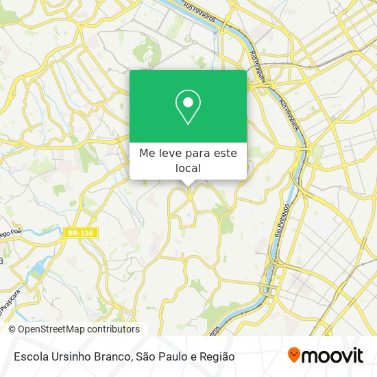 Escola Ursinho Branco mapa