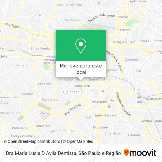 Dra Maria Lucia D Avila Dentista mapa