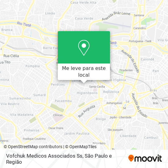 Vofchuk Medicos Associados Ss mapa