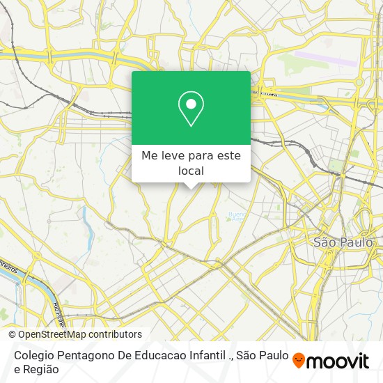 Colegio Pentagono De Educacao Infantil . mapa