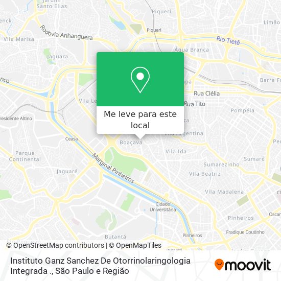 Instituto Ganz Sanchez De Otorrinolaringologia Integrada . mapa