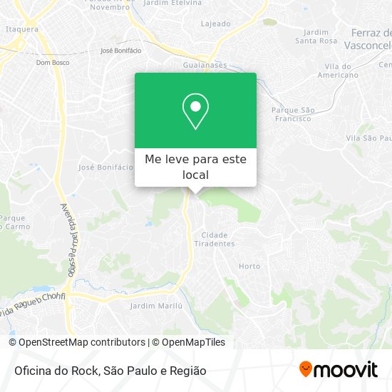 Oficina do Rock mapa