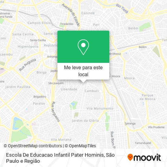 Escola De Educacao Infantil Pater Hominis mapa