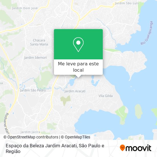Espaço da Beleza Jardim Aracati mapa