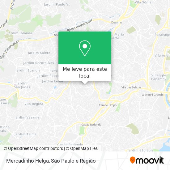 Mercadinho Helga mapa