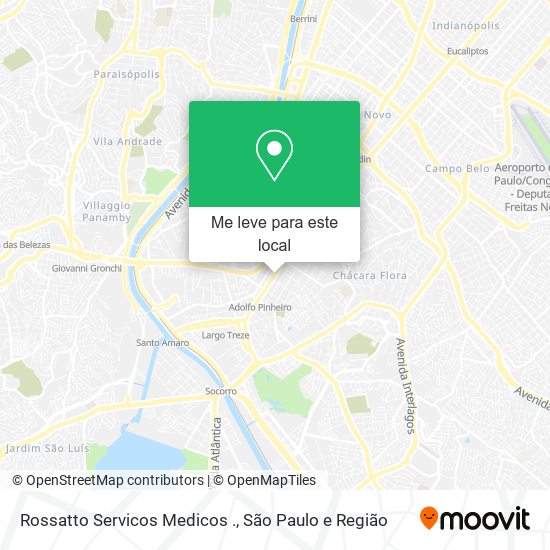 Rossatto Servicos Medicos . mapa