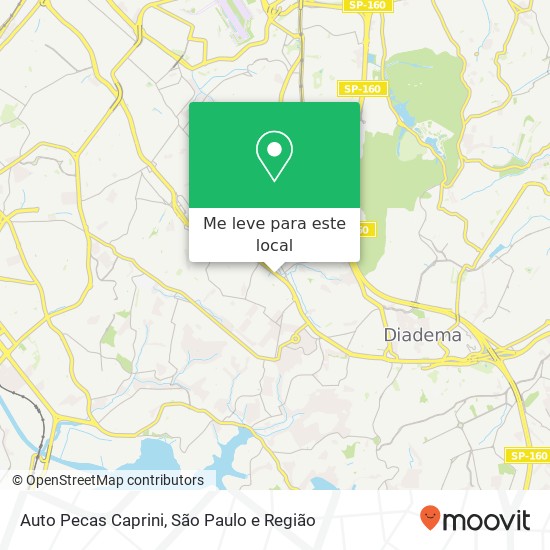 Auto Pecas Caprini, Avenida Cupecê, 4160 Cidade Ademar São Paulo-SP 04366-001 mapa