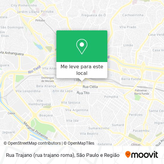 Rua Trajano (rua trajano roma) mapa