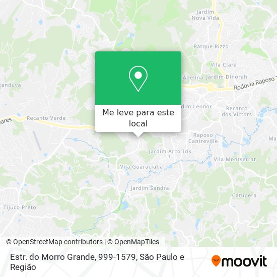 Estr. do Morro Grande, 999-1579 mapa