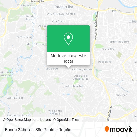 Banco 24horas mapa