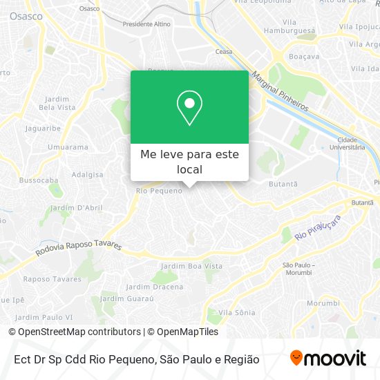 Ect Dr Sp Cdd Rio Pequeno mapa