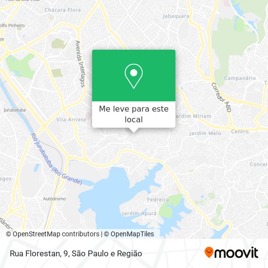 Rua Florestan, 9 mapa