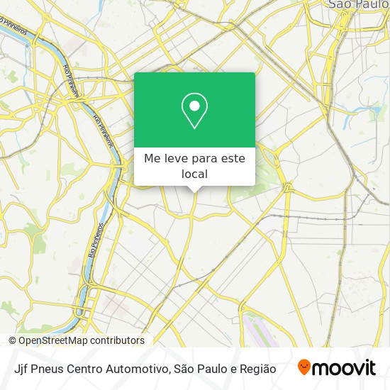 Jjf Pneus Centro Automotivo mapa